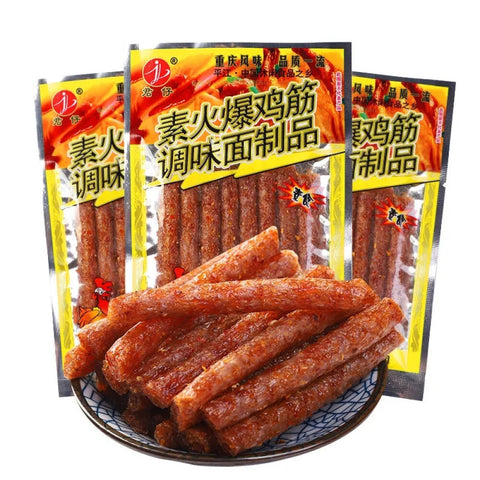 君仔 素火爆鸡筋辣条20g*5包