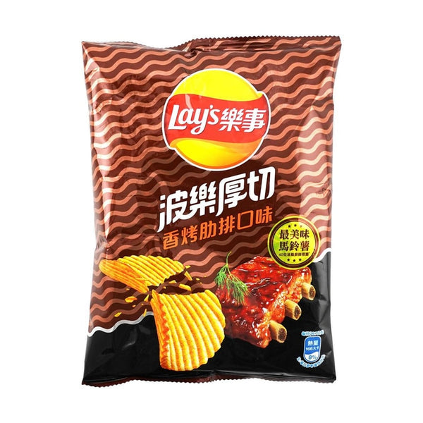 乐事 薯片 波乐厚切香烤肋味59.5g