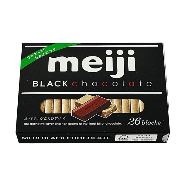 日本MEIJI明治 钢琴黑巧克力 26枚入 120g