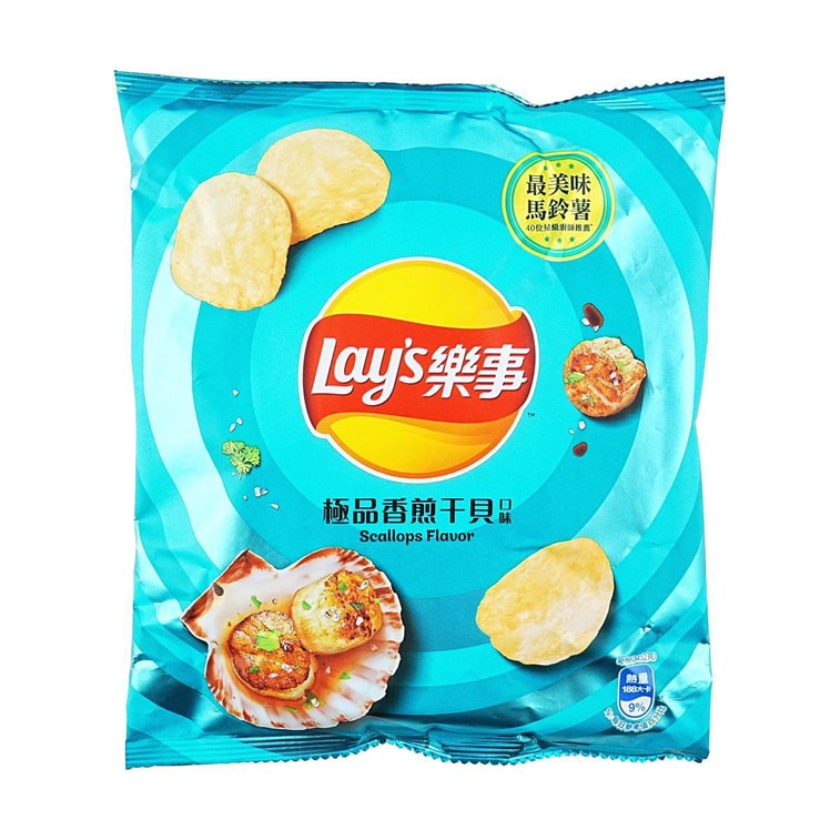 乐事 薯片 极品香煎干贝味34g