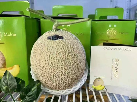 空运新鲜 日本静冈蜜瓜 1颗