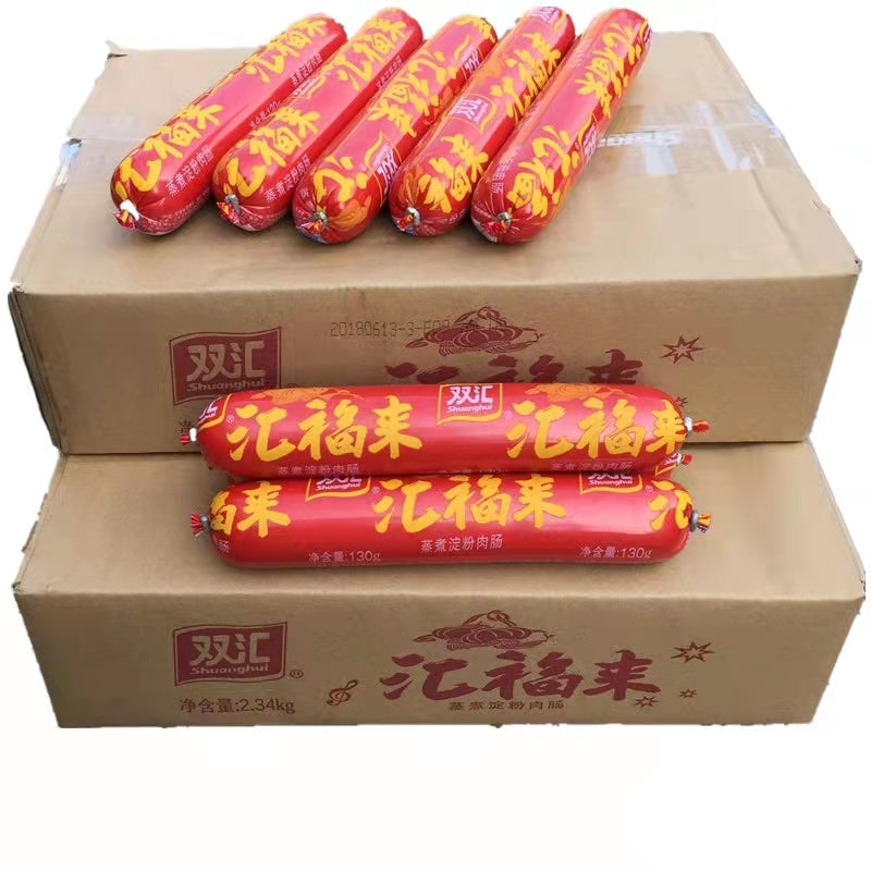 双汇 汇福来蒸煮淀粉肉肠130g