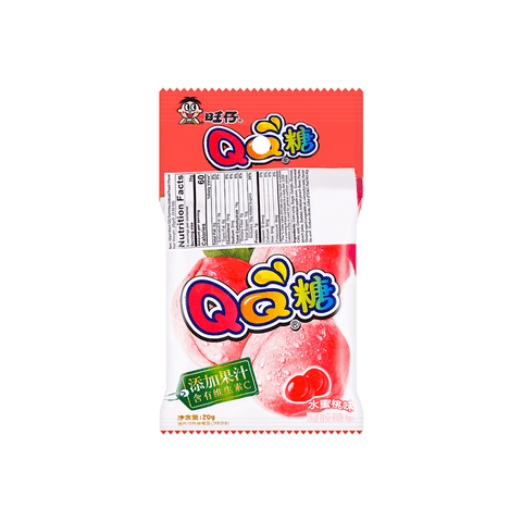 旺旺 旺仔QQ糖 水蜜桃味20g*5包