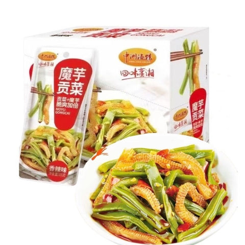 [60% off clearance expiring on August 16, 2025] Zhongzhou Yuguan Konjac Tribute Spicy Flavor 15g*20 Packets
