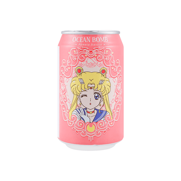 台湾OCEAN BOMB×美少女战士联名款 黄金柚风味气泡水330ml