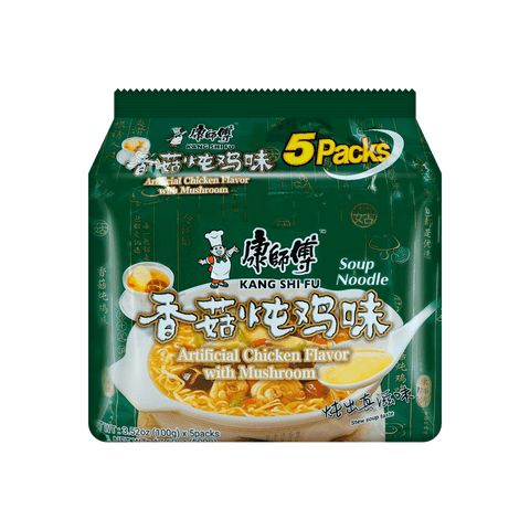 康师傅 香菇鸡肉面 五连包500g