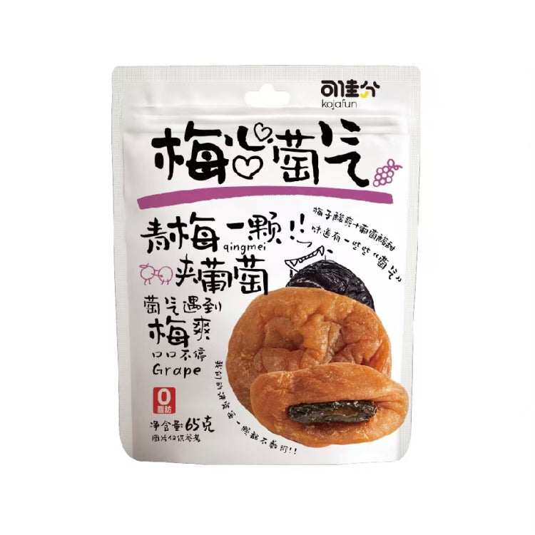 可佳分 青梅夹葡萄65g