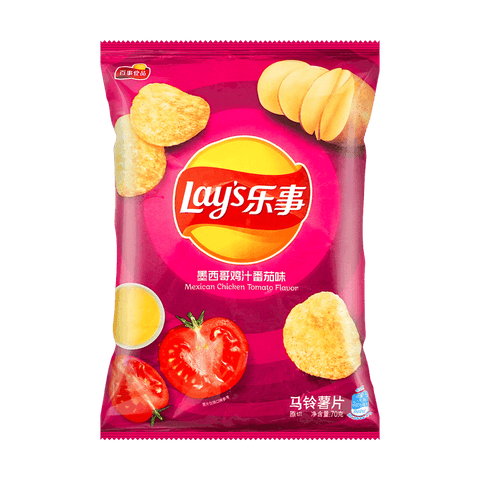 乐事 薯片 墨西哥鸡汁番茄味70g