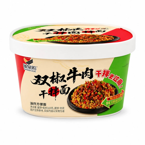 全紫阳 双椒牛肉干拌面172g