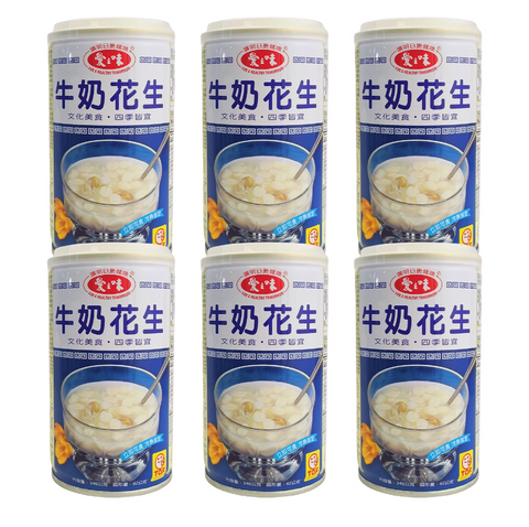 【超值6瓶装】台湾爱之味 牛奶花生340g*6瓶装