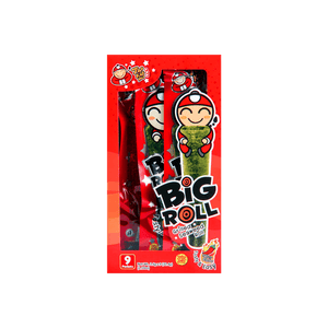 【7折清仓10/22/2025到期】泰国小老板 BIG ROLL经典紫菜卷 香辣味 9条入27g