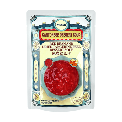 YAUSEN Tangerine Peel Red Bean Paste 350g [Microwaveable Instant Dessert]