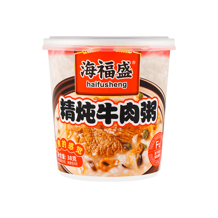 海福盛 精炖牛肉粥38g