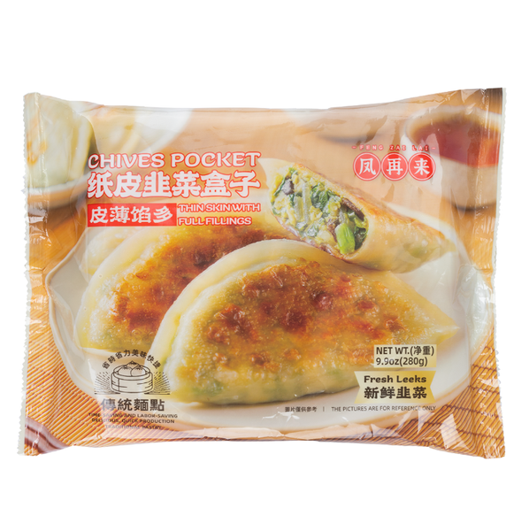 凤再来 纸皮韭菜盒子280g