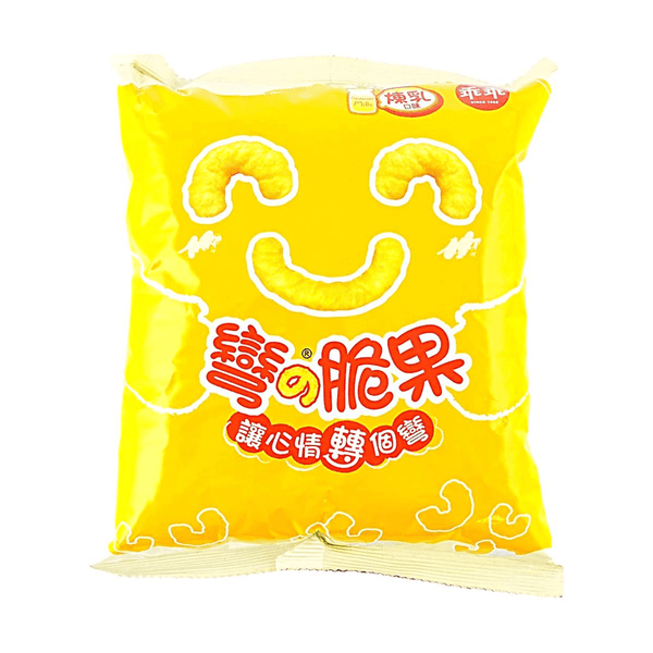 台湾乖乖 弯的脆果 炼乳味 52g