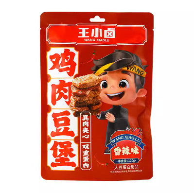 王小卤 鸡肉豆煲（香辣味）120g