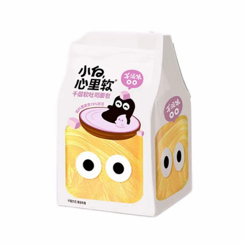 小白心里软 千层软吐司面包 芋泥味