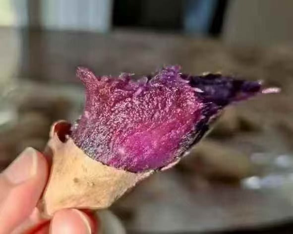 Air-shipped fresh Hawaiian purple sweet potatoes