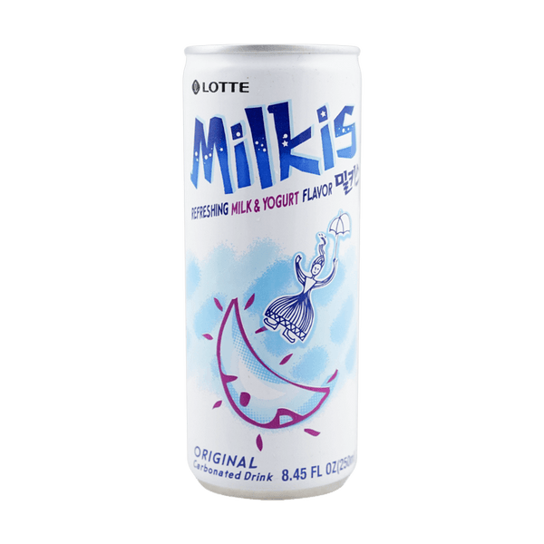 LOTTE乐天 MILKIS妙之吻 牛奶碳酸汽水 原味250ml*6瓶