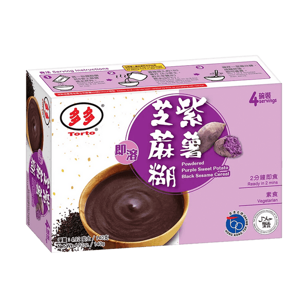 Hong Kong Duoduo Purple Sweet Potato Sesame Paste 4 bowls 140g