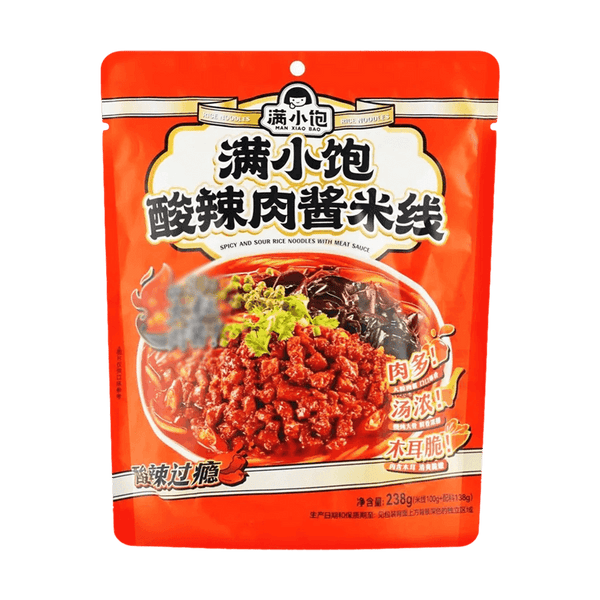 满小饱 酸辣肉酱米线238g