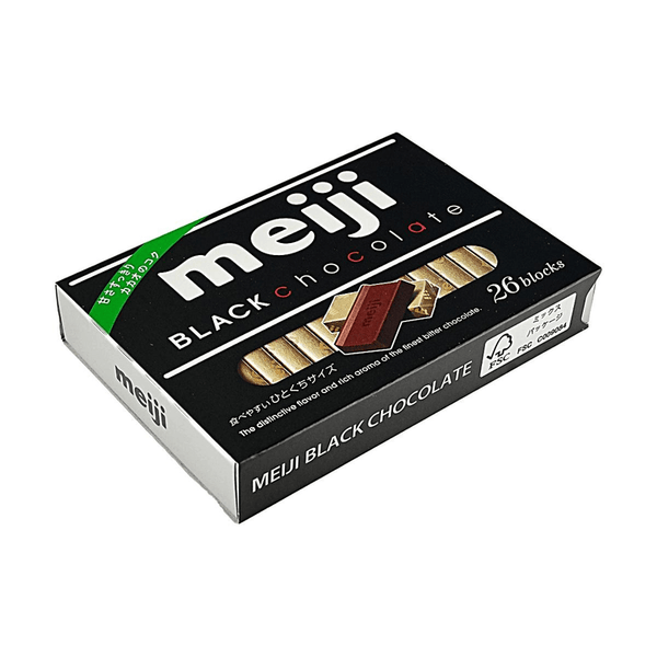 日本MEIJI明治 钢琴黑巧克力 26枚入 120g