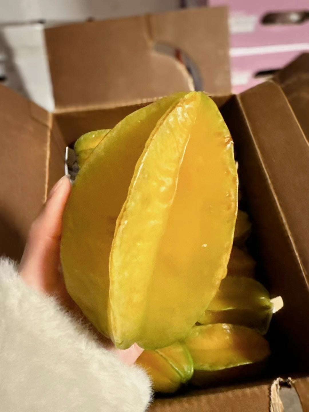 空运新鲜 杨桃 1箱20磅