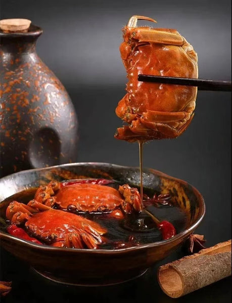 【冷冻】新孟河 花雕熟醉大闸蟹 2只一盒480g