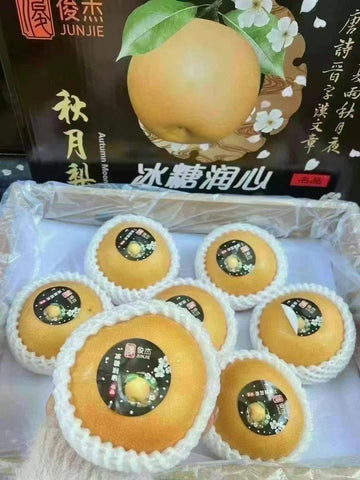 空运新鲜 秋月梨 3.5KG/盒 约6-7颗