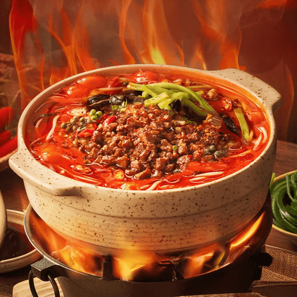 满小饱 酸辣肉酱米线238g