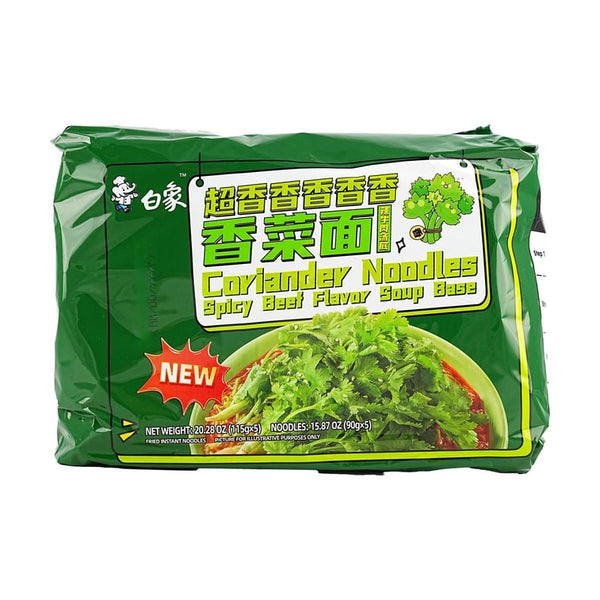 白象 香菜面 方便面 五连包575g