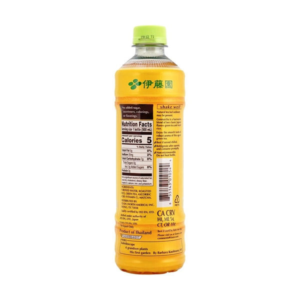 日本ITO EN伊藤园 抹茶玄米茶500ml