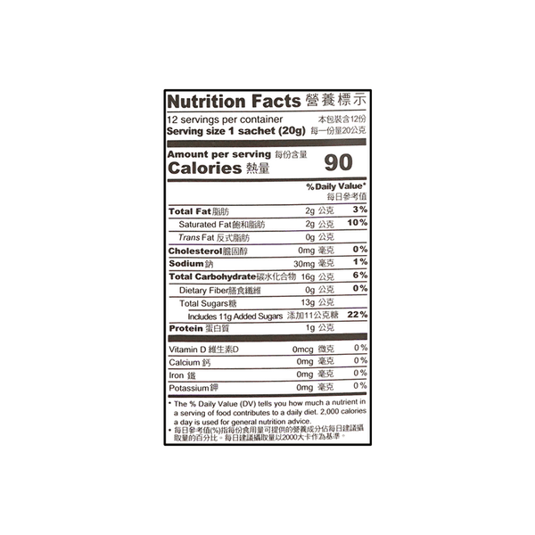 马玉山 泰式奶茶 12包入240g