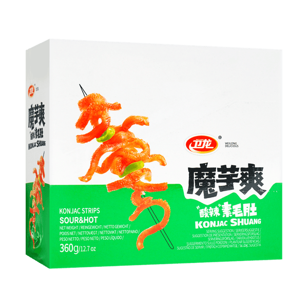 卫龙 魔芋爽 素毛肚 酸辣味360g