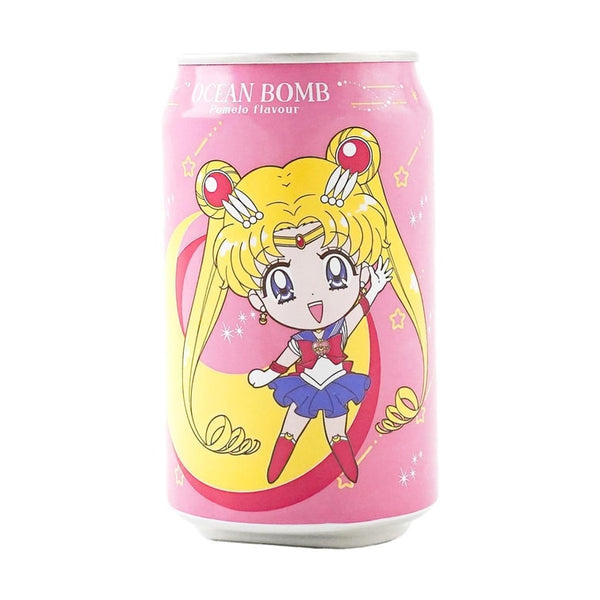 台湾OCEAN BOMB×美少女战士联名款 黄金柚风味气泡水330ml