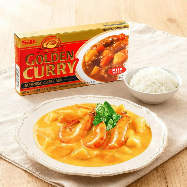 日本S&B 金牌咖喱块 微辣原味220g