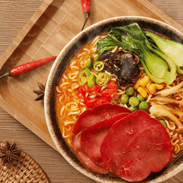 白象方便面 汤好喝 辣牛肉汤味 桶装107g