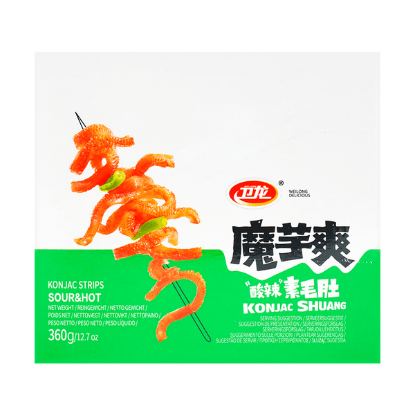 卫龙 魔芋爽 素毛肚 酸辣味360g