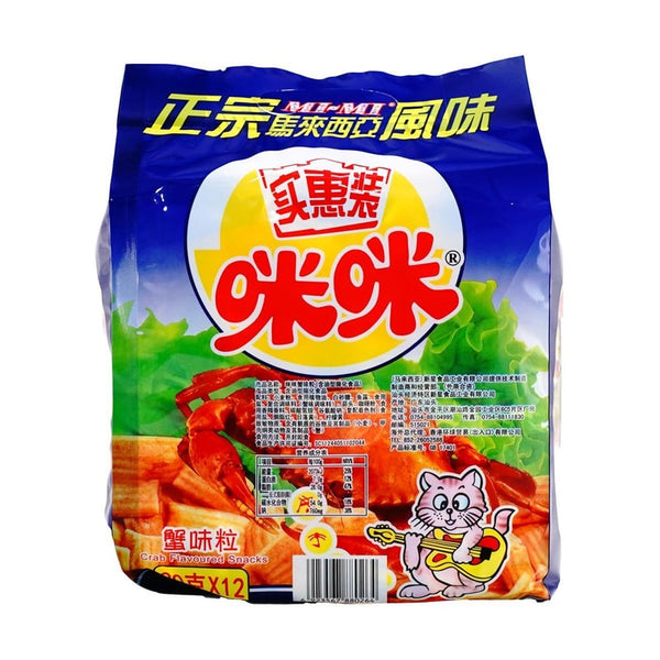 咪咪 蟹味粒 实惠装 12包入240g