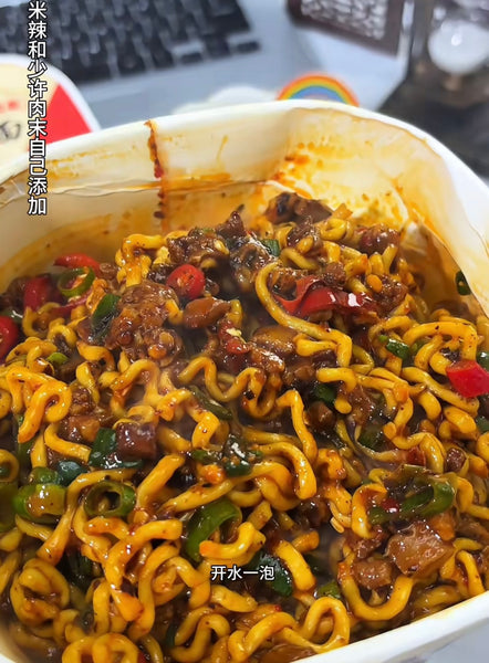 金紫阳 双椒牛肉干拌面172g