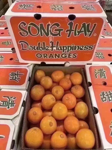 空运新鲜 双喜橙 72粒/箱