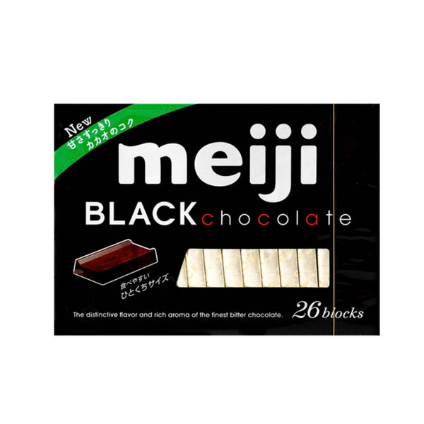 日本MEIJI明治 钢琴黑巧克力 26枚入 120g