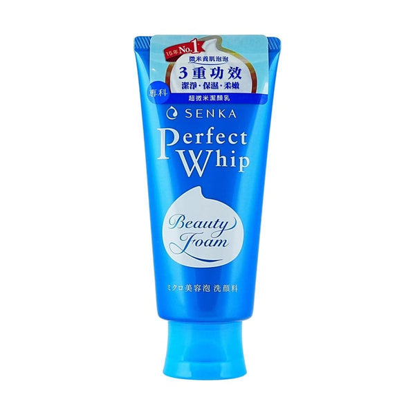 日本SHISEIDO资生堂 SENKA洗颜专科超微米浓密泡沫洁面乳120g