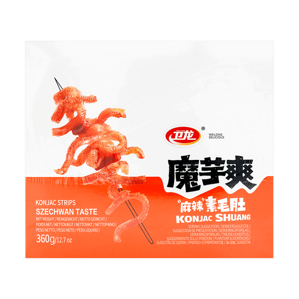卫龙 魔芋爽 素毛肚 麻辣味360g
