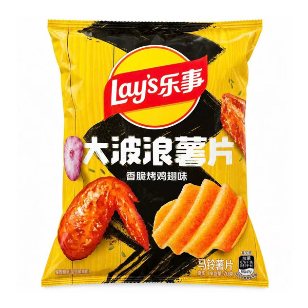 乐事 薯片 香脆烤鸡翅味70g