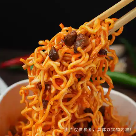 全紫阳 双椒牛肉干拌面172g