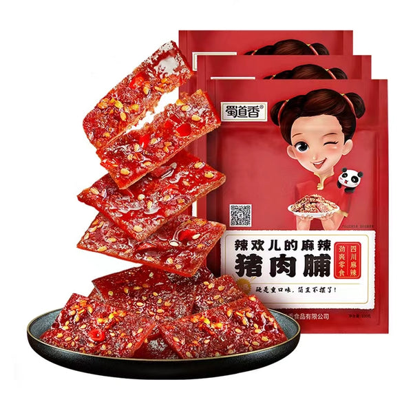 蜀道香 麻辣猪肉脯60g