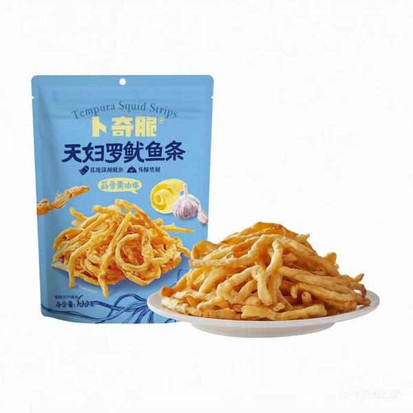 卜奇脆 天妇罗鱿鱼条 蒜香黄油味30g