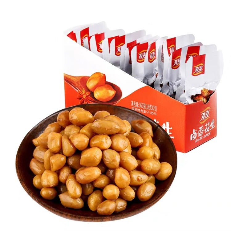 有友 花生 卤香味18g*20（盒装）