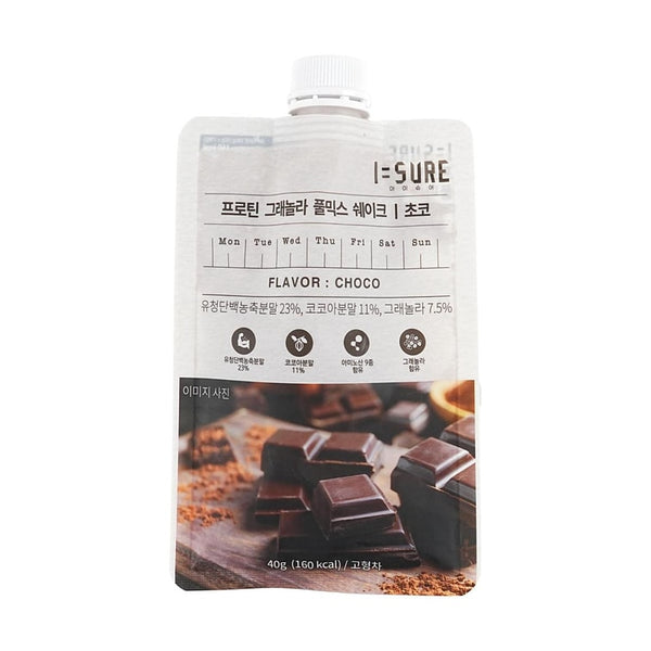 I SURE Chocolate Protein Milkshake 7 packs 280g
